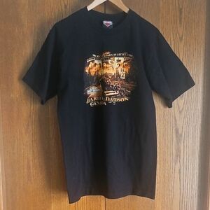 Harley-Davidson Black Graphic T-Shirt for Men L